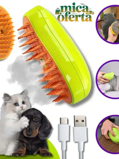 CEPILLO A VAPOR 3 EN 1 PARA MASCOTAS