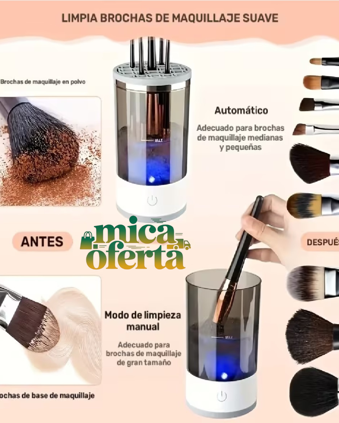 LIMPIADOR DE MAQUILLAJE ELECTTRICO