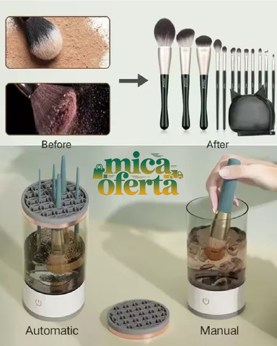 LIMPIADOR DE MAQUILLAJE ELECTTRICO