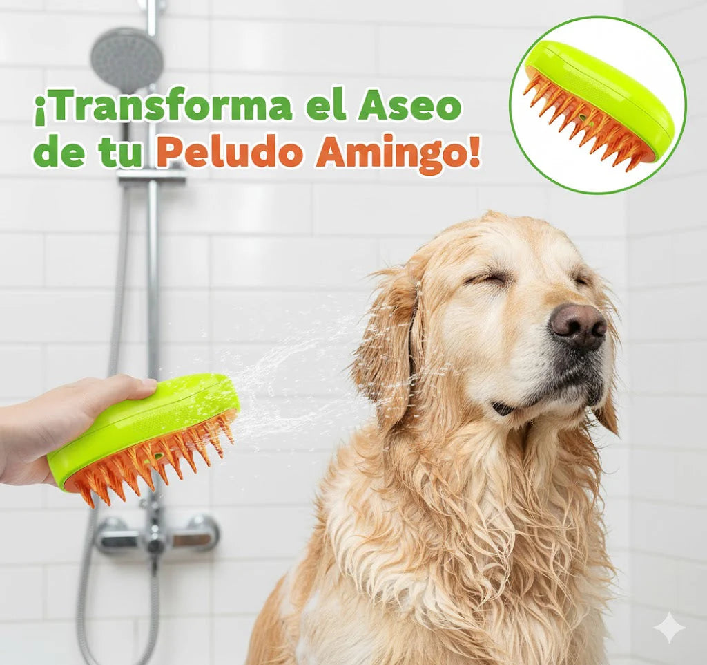 CEPILLO A VAPOR 3 EN 1 PARA MASCOTAS